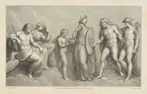 Hercule présenté à Jupiter et Junon - Francesco Bartolozzi