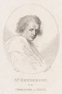 John Henderson, dans le rôle de Iago dans Othello de Shakespeare, 1786 - Francesco Bartolozzi