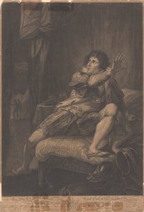 M. Kemble dans le rôle du roi Richard III - "Richard III," Acte V, Scène V