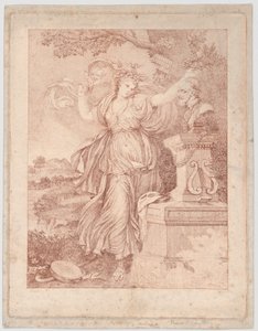Mme Abington en Thalie - Francesco Bartolozzi
