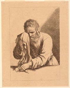 Vieil homme pleurant, d