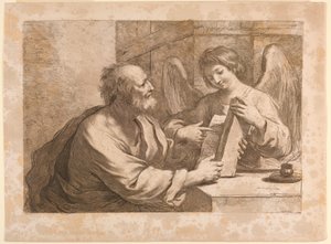 Saint Matthieu avec un ange et un livre