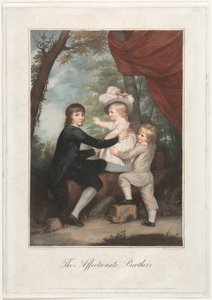 Les frères affectueux Les enfants Lamb, 1791