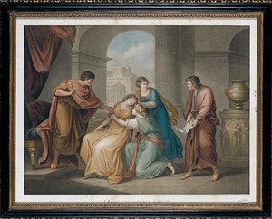Virgile Lisant son Énéide, 1796 - Francesco Bartolozzi