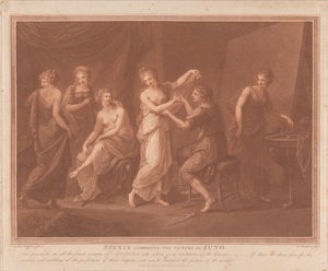 Zeuxis composant le tableau de Junon
