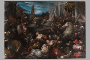 Le Rapt des Sabines, vers 1580-82 - Francesco Bassano