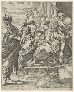 Adoration des mages - Francesco Brizio (attributed to)