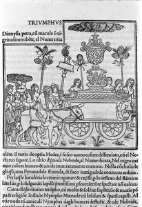 Gravure dans « Hypnerotomachia Polyphili » (le songe de Poliphile) par le moine dominicain Francesco Colonna, Venise - Francesco Colonna