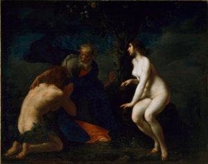 Adam et Ève Peinture par Francesco Furini - Francesco Furini