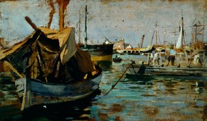 Au travail dans le port de Livourne
