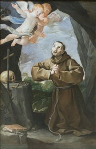 Saint François adorant la croix
