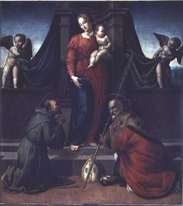 Madone et Enfant avec Saint François et Saint Zénobe