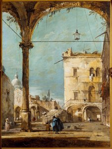 Un portique à Venise
