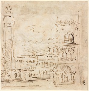 Piazza San Marco avec le palais des Doges, 1773-1778 - Francesco Guardi