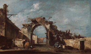 Arcade en ruine - Francesco Guardi