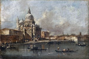 Santa Maria della Salute, Venise, c.1780 - Francesco Guardi