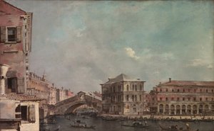 Le Grand Canal au-dessus du Rialto, vers 1760
