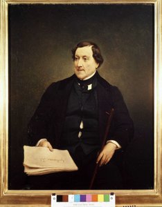 Portrait de Gioacchino Rossini (1792-1868) - par Hayez, Musée de Brera, Milan