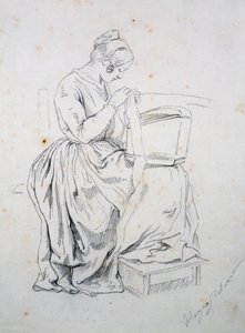 Étude pour le portrait de sa femme