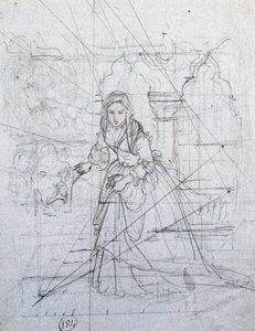 Étude pour Accusation secrète - Francesco Hayez