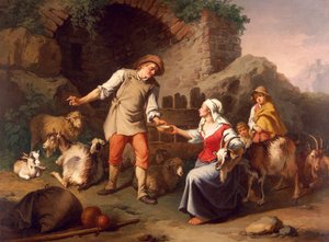 Scène de campagne - Francesco Londonio