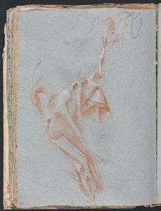 Carnet de croquis de Vérone : Étude de draperie (page 38) - Francesco Lorenzi