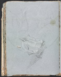 Carnet de croquis de Vérone : Étude de draperie (page 84) - Francesco Lorenzi
