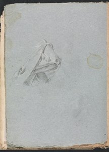 Carnet de croquis de Vérone : Étude de draperie page 10, 1760 - Francesco Lorenzi