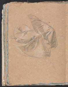 Carnet de croquis de Vérone : Étude de draperie page 50 - Francesco Lorenzi
