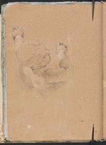 Carnet de croquis de Vérone : Putto page 22, 1760
