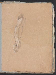 Carnet de croquis de Vérone : bras droit et main (page 49)