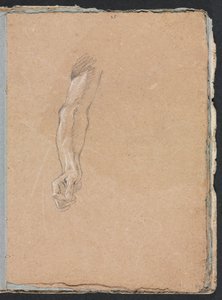 Carnet de croquis de Vérone : Bras droit et main page 49, 1760