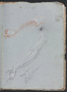Carnet de croquis de Vérone : Étude de mains et de bras page 29 - Francesco Lorenzi