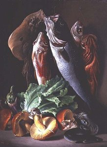 Nature morte avec poisson