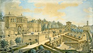 Vue de Rome - Francesco Panini