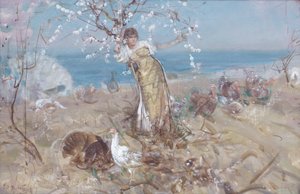 Dans la joie du soleil - Francesco Paolo Michetti