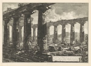 Temple de Junon à Paestum (série) - Francesco Piranesi