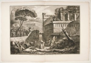 Veduta del Sepulcro di Marnia - Francesco Piranesi