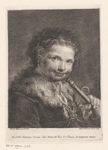 Garçon avec une trompette