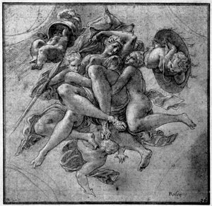 Conception pour la Galerie Ulysse, Fontainebleau, années 1540, 1926