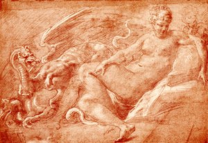 Étude pour Cérès sur le char du dragon