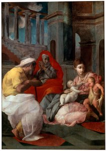 La Sainte Famille avec Jean-Baptiste et Sainte Élisabeth, 1541 - Francesco Primaticcio