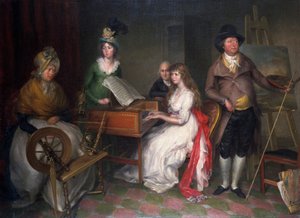 Thomas Jones, 1742-1803 et sa famille