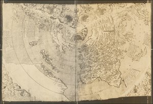 Carte du monde 1506 de Contarini-Roselli - Francesco Rosselli