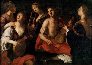 Concert, fin du XVIe ou début du XVIIe siècle