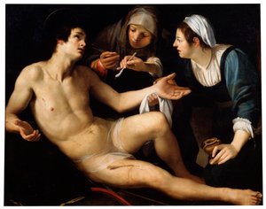 Saint Sébastien, fin du 16e ou début du 17e siècle