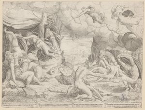 Apollon et Diane tuant les enfants de Niobé