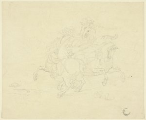 Escarmouche entre deux cavaliers