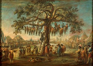 Les Misères de la guerre : les pendus