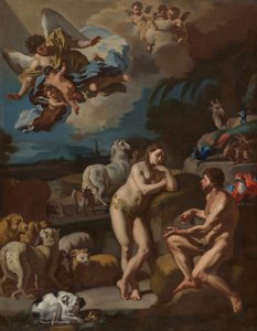 Adam et Eve au paradis
